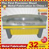 Customized Made Supermarket Stainless Steel Fish Processing Table