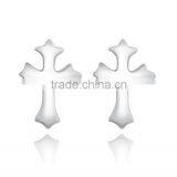 Wholesale 925 Sterling Silver George Michael Cross Earring thumbnail-1