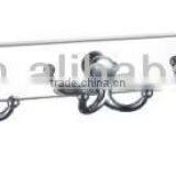 Bathroom Accessories Stainless Steel Decorative Wall Robe Hook, Clothes Hanger, Coat Hooks 5 Hooks