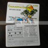 Full Color Plastic Prepaid Scratch Card Printing