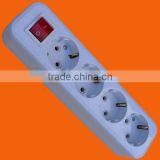 Europe Style 6 Way Extension Power Socket With Grounding and Switch (E8006ES) thumbnail-5