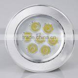 LED Ceiling Light Round Silver High Power 7w Led Ceiling Down Light Led Led Ceiling Down Light Led thumbnail-2