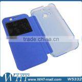 Factory Wholesale Phone Case for HTC M8 One 2 Leather Case Cover thumbnail-1