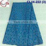 CL14-222 African Style French Lace Fabric Market in China, Multi-color Net Tulle Lace Fabric thumbnail-4