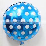 18inch Bule Wave Point Ballons Helium Inflatable Foil Balloons Polka Dot Pearl Balloon Birthday Wedding Festival Classic Toys thumbnail-1