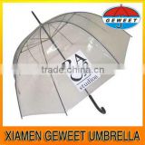 China Xiamen factory supply bid invitation transparent kid umbrella