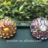 2016 Rhinestone Acrylic Plastic Colorful Button Sewing With Shank Bulk Cheap High Quality Button Flower Center thumbnail-3