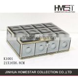 Factory supplier newest geometry design jewelry box on sale