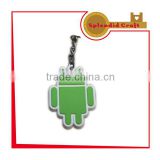 soft PVC Android robot keychain