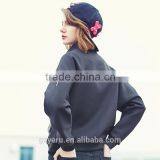 Latest Design Western Fahsionable Ladies Short Coat Custom Baseball Jersey for Women Korean Style Casual Jackets for Teen Girls thumbnail-4