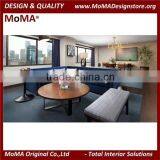 (MA48NH) European Style Marine Blue Sectional Sofa Set/Hot Sale Hotel Sofas/Hotel Living Room Furniture thumbnail-1