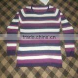 Men's Knitted Pullover Stripe Sweater