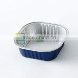 Square Foil Wet Pet Food Tray with Lid