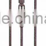 1024-27 Great for Urban Styles of Decor Light Your Home in Style With This Three-light Ndustrial Cage Rust Metal Floor Lamp thumbnail-3