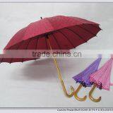 Assorted Colors Straight Umbrella With Crook Handle thumbnail-3