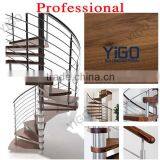 Outdoor /indoor Wood Spiral Stairs/spiral Stair Railing thumbnail-1