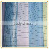 Stripe or Grid Polyester ESD Fabric for Cleanroom Use