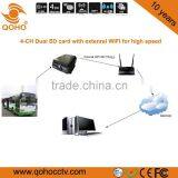 TWO 128GB Each SD Car Mobile DVR GPS / 3G / 4G / WIFI 4-Channel for Vehicles thumbnail-3