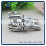 5.7mm Thread Fastener U Shape Bolt Clamp Clip for 10mm 5/16" Wire Rope Adjustable Wire Rope Clip Hot Sale Electro Galvanized