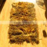 Wholesale Top Grade Two Color Matching Mongolian Fur Plate for Jackets thumbnail-1