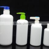 120ml 250ml 500ml 600ml Boston Round Shoulder PET Plastic Shampoo Bottle With Lotion Pump
