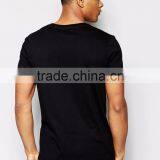 Daijun OEM Men v Neck Wholesale 100%cotton High Quality Blank Plain T-shirts thumbnail-2
