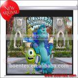 Electric Wall Mount 1:1 84 Inch Motorized Projection Screen for Office Presentation Equipment thumbnail-6