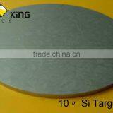 Poly Crystal Silicon Disc Si Target 5N 6N Silicon Sputtering Target thumbnail-1