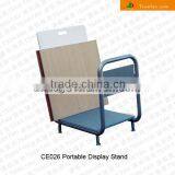Four-footed Space Saving Tile Display Rack/remoavble Ceramic Tile Samples Display Stand -CE026