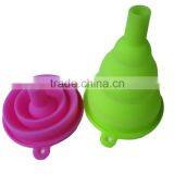 Hot Selling Food Grade Silicone Collapsible Folding Funnel for Kitchen Tools thumbnail-2