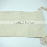 Recycling Natural Unbleached Cotton Drawstring Bag