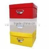 No-woven Environmental Protection Foldable Collecting Box With Metal Handle thumbnail-1