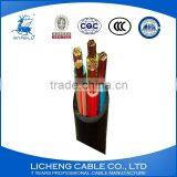 5 Cores Copper Xlpe Insulated Pvc Coated Electrical Power Cable 5x25mm2