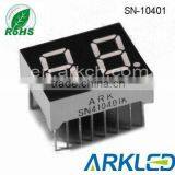 ROHS Black Surface 0.4 Inch 2 Digit Led Display Numberic Show With Different Colors