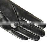 Hot Selling White Thread Little Bowknot Sheepskin Leather Gloves for Female thumbnail-4
