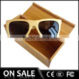 2016 fashion bamboo polarized sun glasses eyewear China wholesale bamboo wooden sunglasses