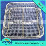 Stailess Steel Medical Sterilization Wire Mesh Trays Baskets