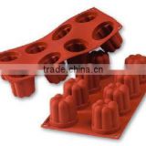 8 bavarese pastry baking moulds