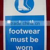 High Quality Custom Printing Safety Construction Plastic Sticker thumbnail-4