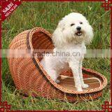 Latest Dog Pet Products Cheap Wholesale Waterproof Wicker Dog Bed thumbnail-1
