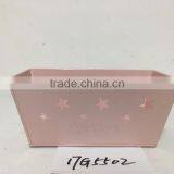 China New Design Western Style Long Rectangualer Galvanized Iron Ornamental Mini Flowerpot thumbnail-4