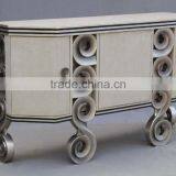 Flower Carving Euro Style Modern Wood Cabinet Designs For Small Bedroom thumbnail-1