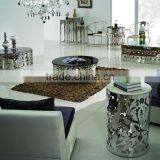 Hollow Out Stainless Steel Tea Table Coffee Table C191 thumbnail-2