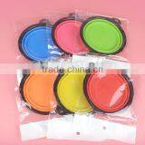 2017 Hot Portable Collapsible Silicone Pet Bowls Dog Bowls Feeding Dog Dishes thumbnail-4