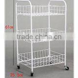 Wholesale Stock 3 Layer 4 Layer Stainless Steel With Block Movable Kitchen Storage Rack thumbnail-5