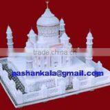 Lovely Handcrafted Marble Taj Mahal Miniature thumbnail-1
