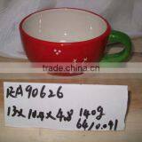 Wholesale Cheap Ceramic Christmas Mug Ceramic Coffee Mug With Handle thumbnail-1