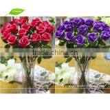 FLS04-5 Flower Rose Indian for Wedding Decoration Plastic Flower Wholesale Artificial Flowers Cheap thumbnail-5
