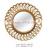 Round Decorative Wall Mirror for Hotel Living Room FA-110P-01