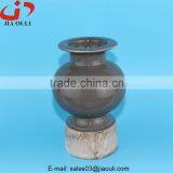 NEW Design Color and Wood Grain Ceramic Flower Vase for Home Decoration thumbnail-6